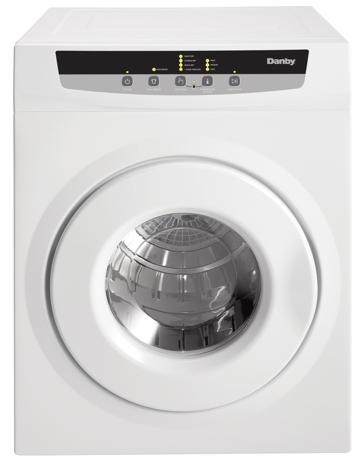 Danby White Electric Dryer (3.42 Cu. Ft) - DDY060WDB