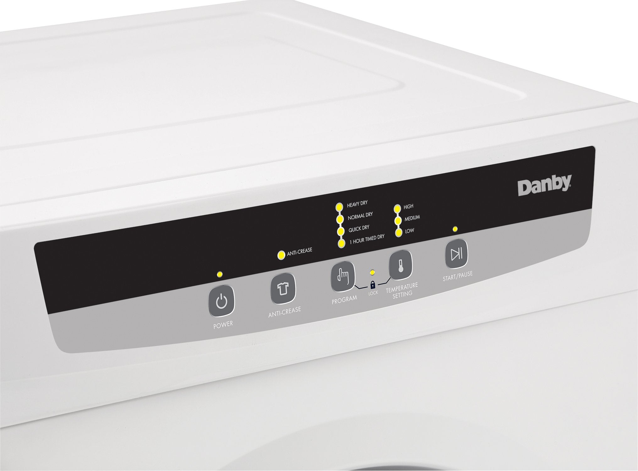 Danby White Electric Dryer (3.42 Cu. Ft) - DDY060WDB