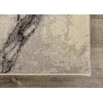 Mirza 5'3" X 7'7" Marble Profile Rug - Cream Grey Area Rug