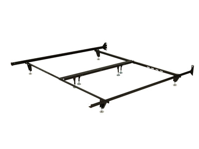 Heavy-Duty 8-Leg Queen/King Bed Frame on Glides