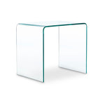 Flow II 23.75" End Table - Glass