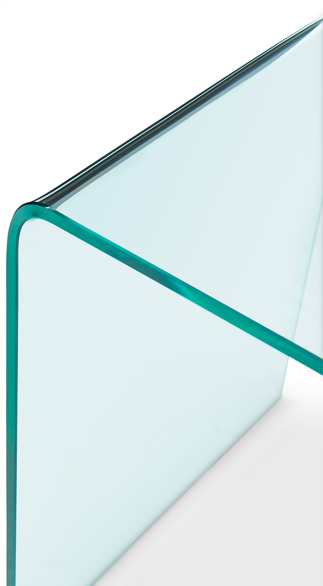 Flow II 23.75" End Table - Glass