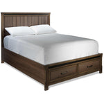 Rossco 3-Piece Queen Storage Bed - Rustic Oak