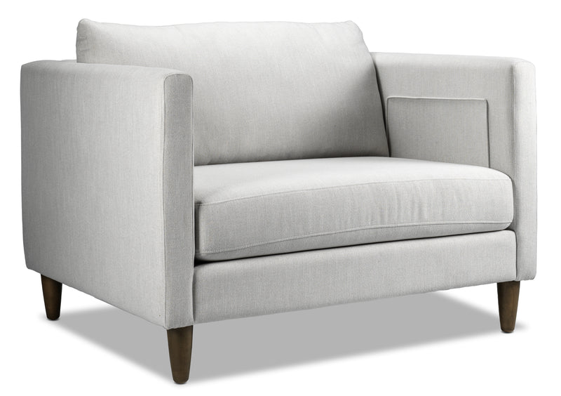 Light grey chair and a deals half