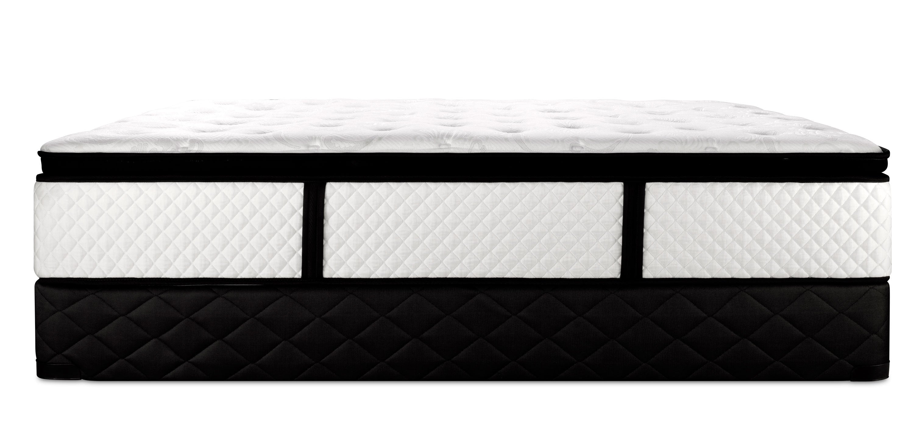 Sealy Illuminating Plush Queen Mattress and Boxspring Set