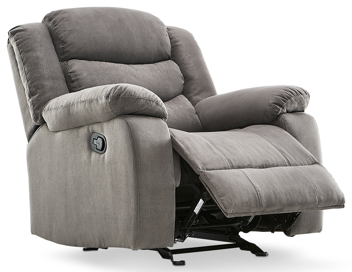 Earl Glider Recliner - Grey