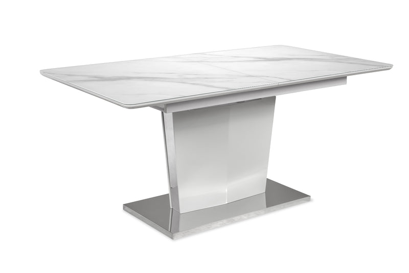 Rory Extendable Dining Table White Leon s