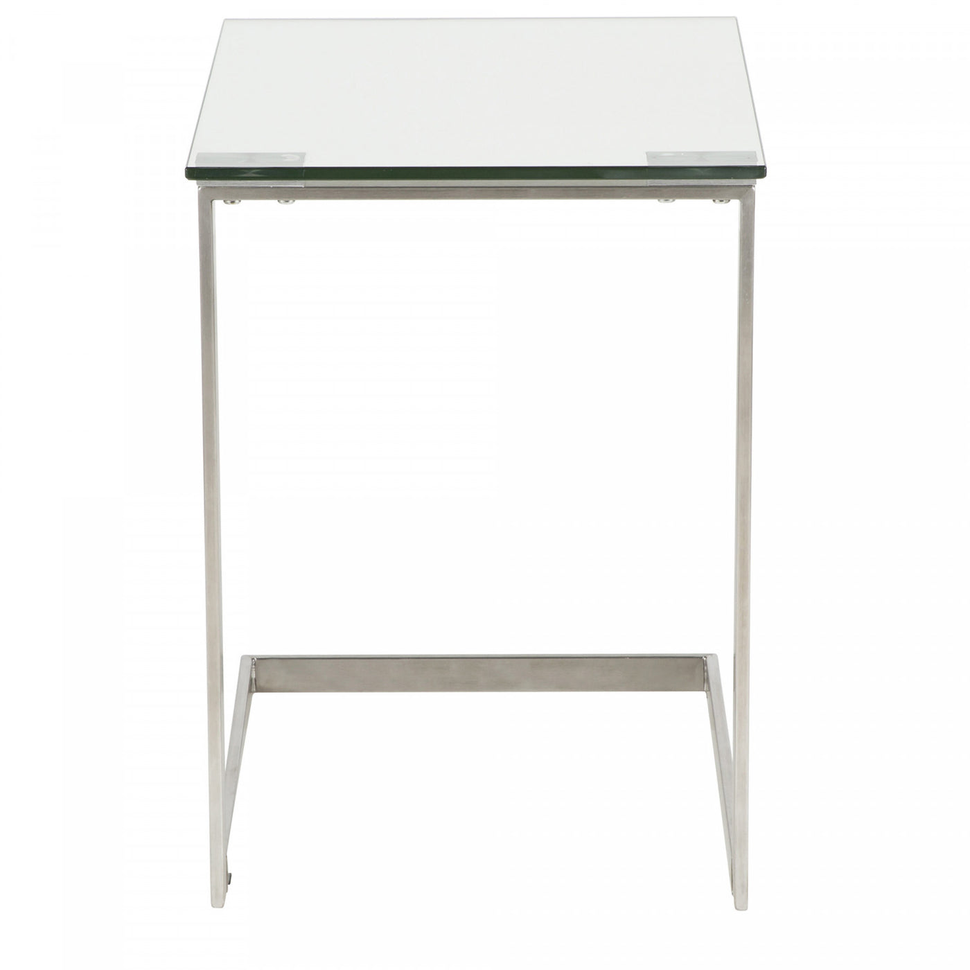 Zenn 15.75" Accent Table - Stainless Steel