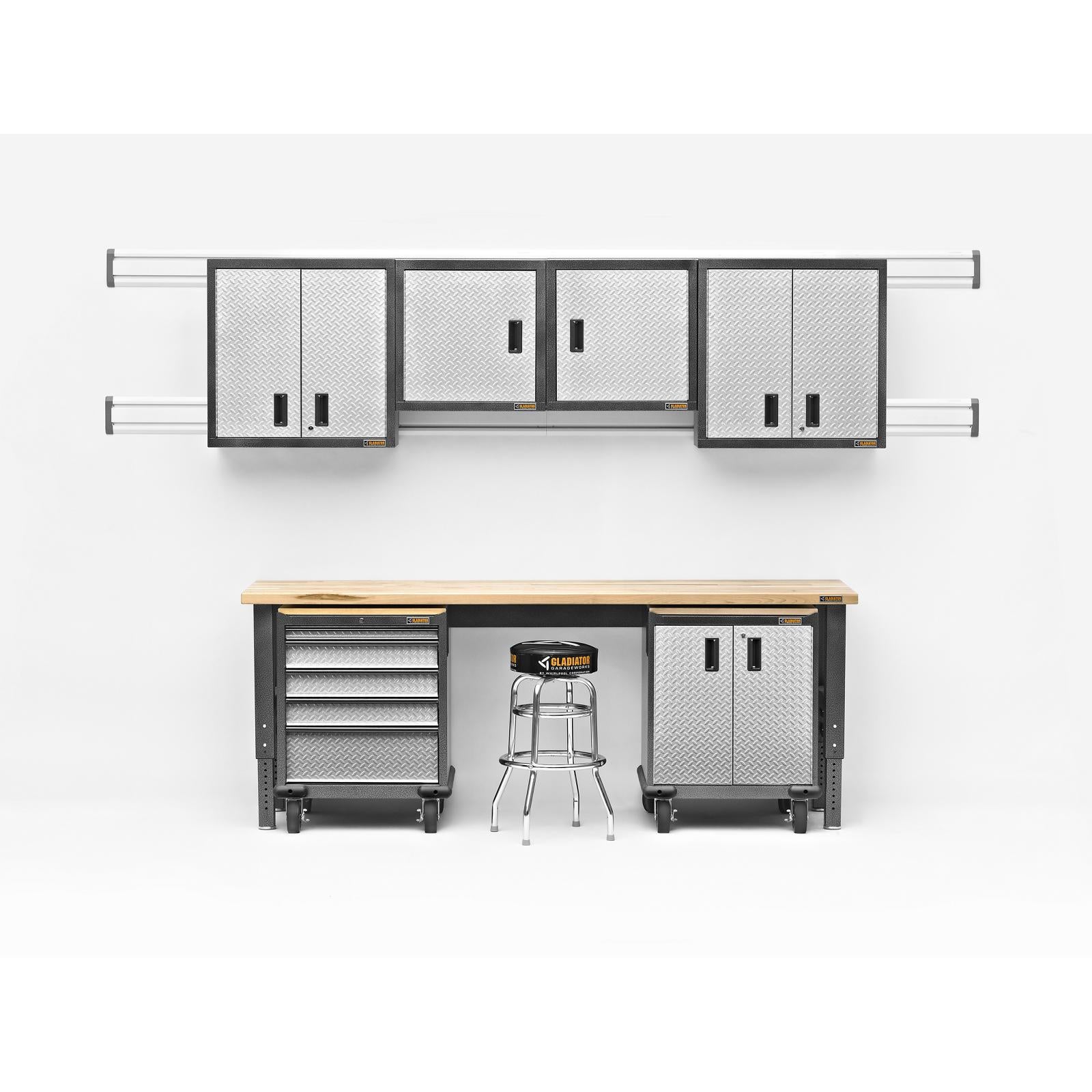 Gladiator Silver Tread Premier Pre-Assembled GearDrawer - GAGD275DLG