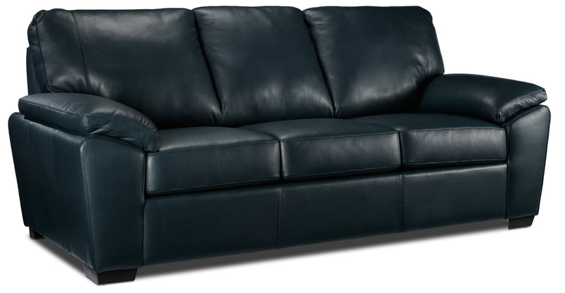 Leons leather 2025 sofa