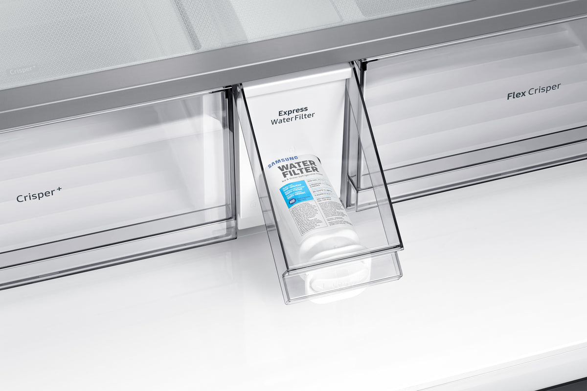 Samsung Smart Counter Depth BESPOKE 4-Door Flex™ Refrigerator and Samsung 43" The Frame TV