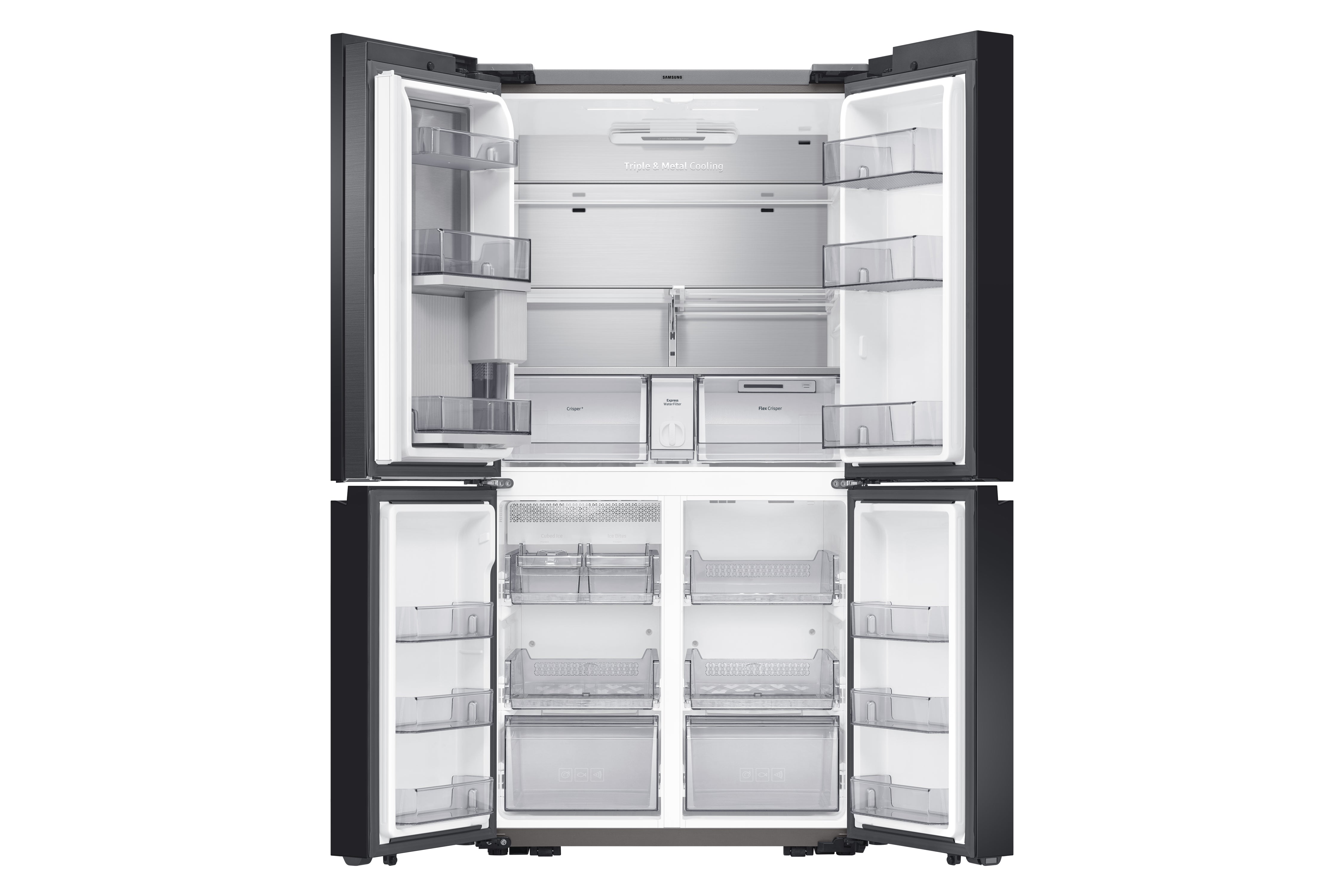 Samsung Smart BESPOKE 4-Door Flex™ Refrigerator (Without Panels) (29 Cu.Ft.) - RF29A9675AP/AC