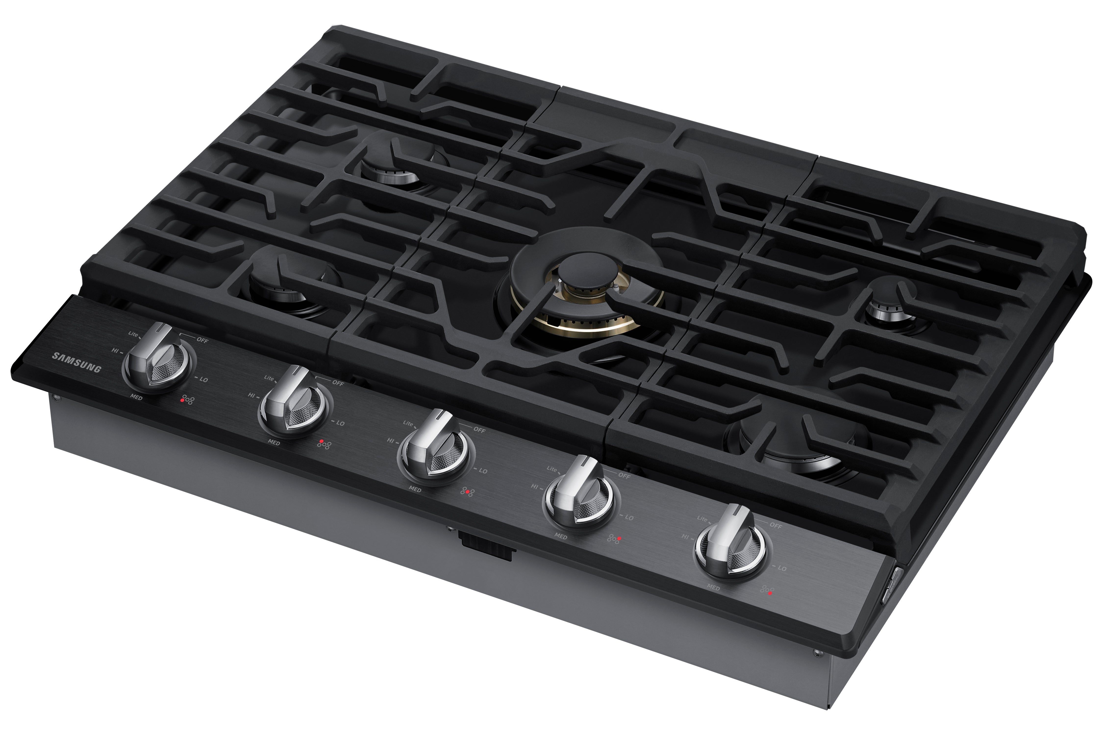 Samsung Black Stainless Steel 30" Gas Cooktop - NA30N7755TG/AA