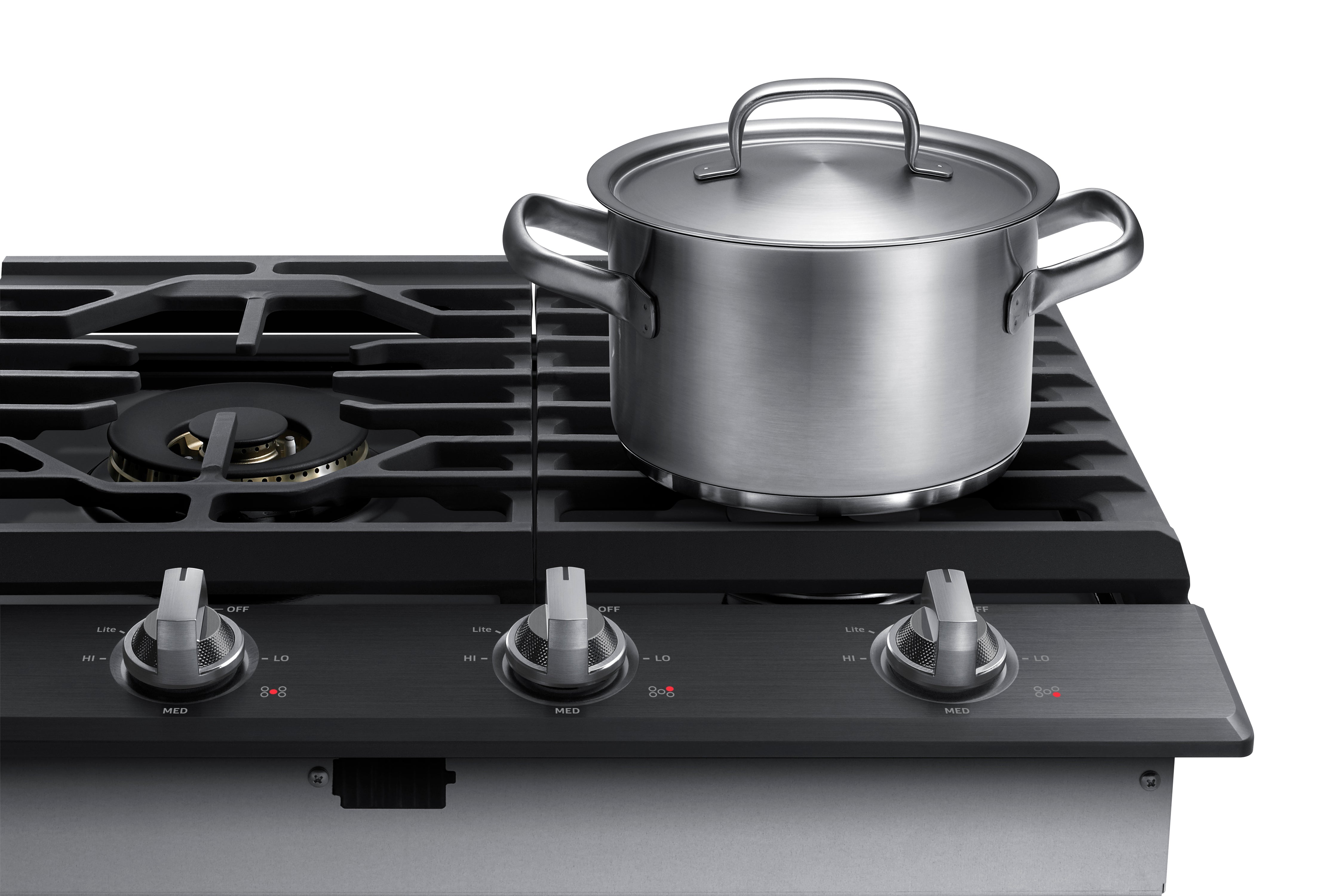 Samsung Black Stainless Steel 36" Gas Cooktop - NA36N7755TG/AA