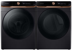 Samsung Black Stainless Front-Load Washer (5.3 cu. ft.) & Electric Dryer (7.5 cu. ft.) - WF46BG6500AVUS/DVE46BG6500VAC