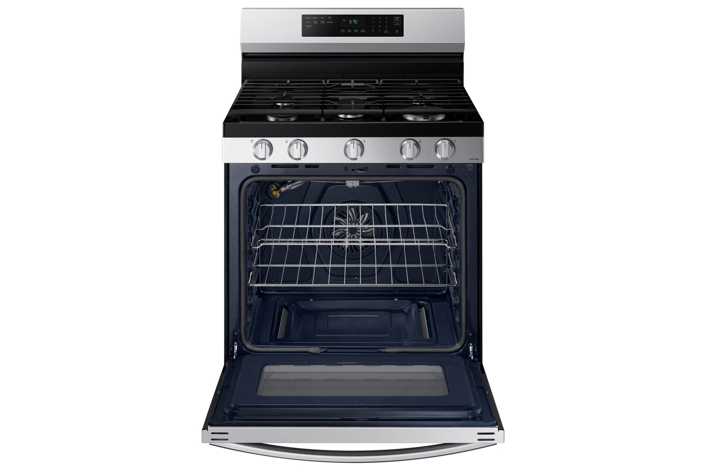 Samsung Stainless Steel Gas Fan Convection Range with Wi-Fi and Air Fry (6.0 Cu.Ft) - NX60A6511SS/AA