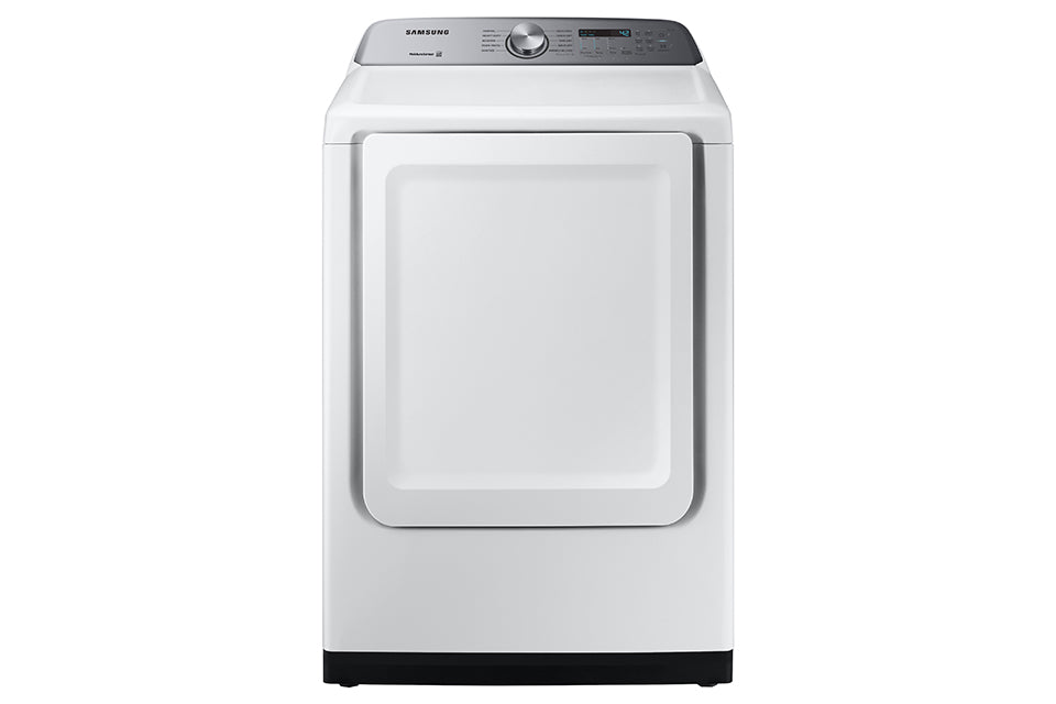 Samsung White Electric Dryer with Sensor Dry (7.4 Cu.Ft) - DVE50T5205W/AC