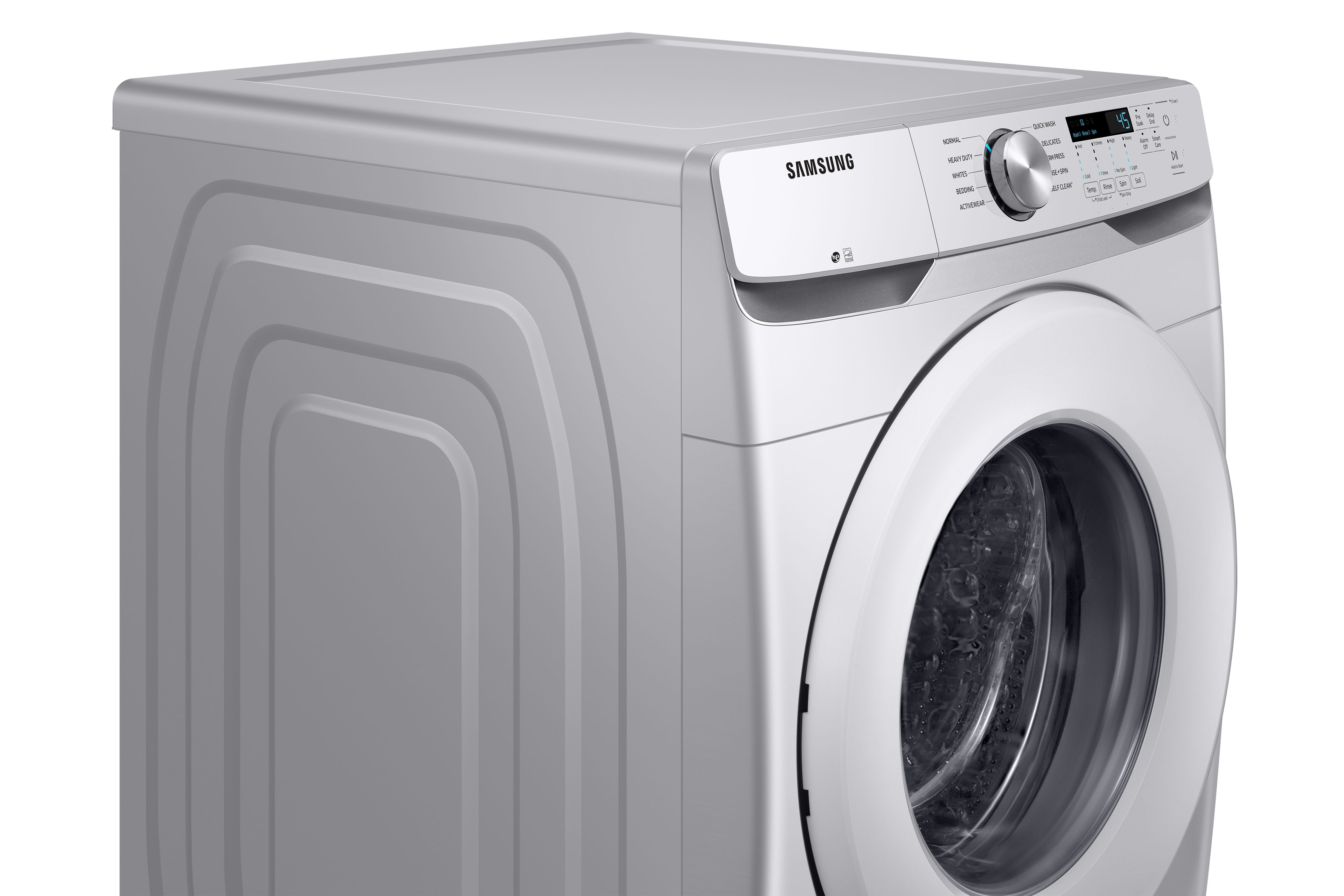 Samsung White Front Load Washer with Shallow Depth (5.2 Cu.Ft) - WF45T6000AW/A5