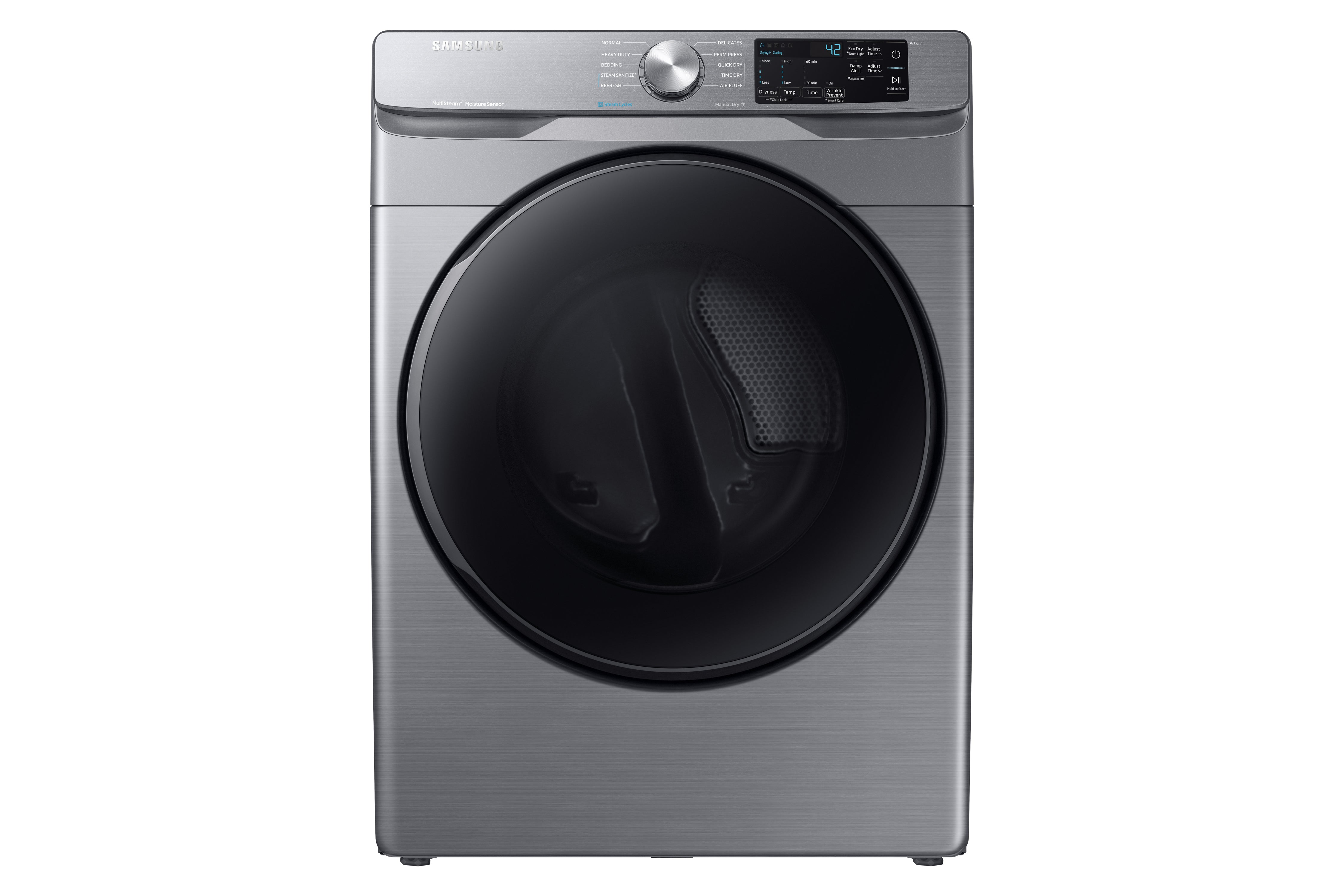 Samsung Stainless Platinum Steam Front Load Gas Dryer (7.5 Cu. Ft.) - DVG45T6100P/AC