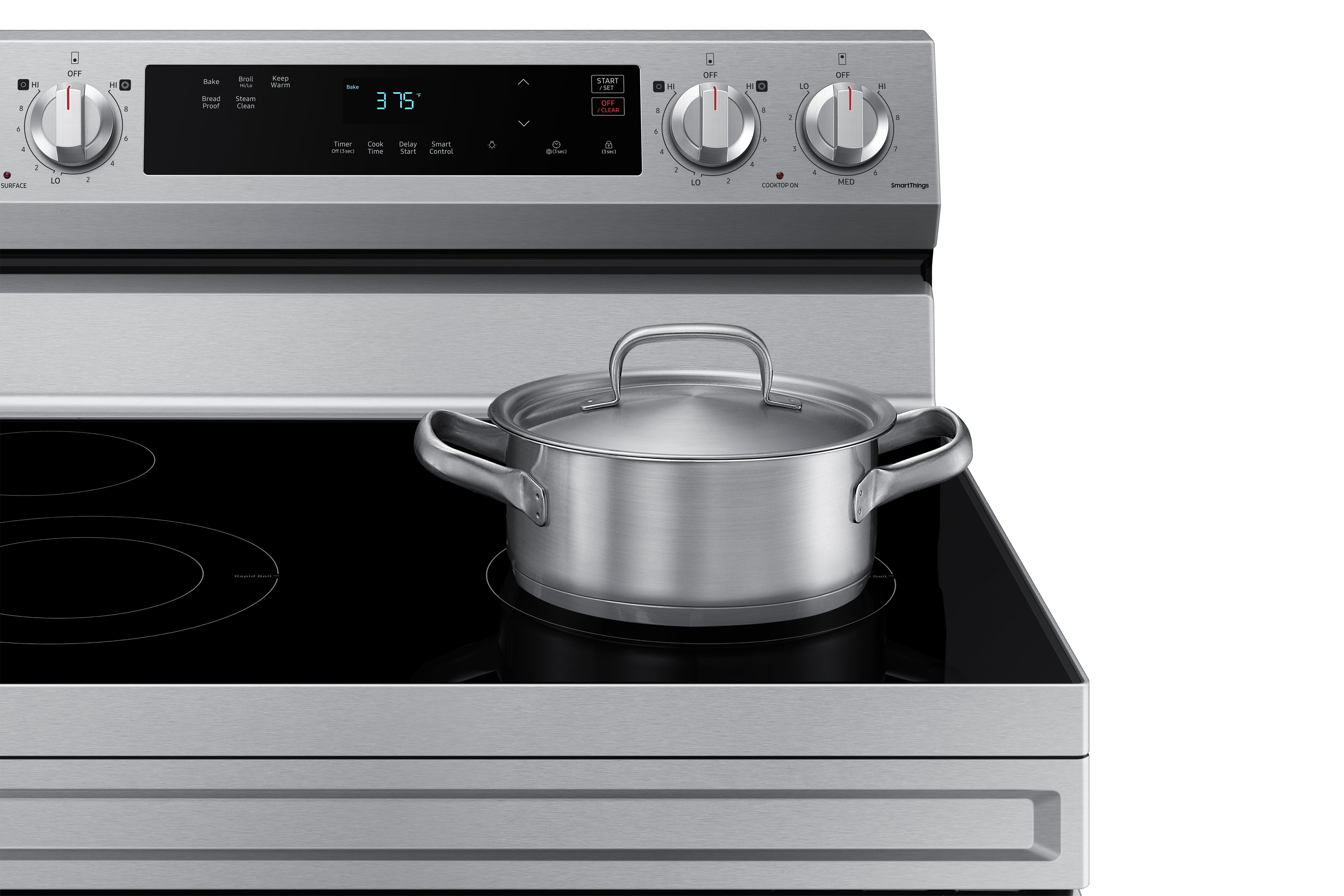 Samsung Stainless Steel Freestanding Electric Range with Wi-Fi (6.3 Cu.Ft) - NE63A6111SS/AC