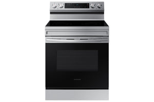 Samsung Stainless Steel Freestanding Electric Range with Wi-Fi (6.3 Cu.Ft) - NE63A6111SS/AC