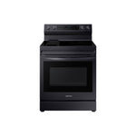 Samsung Black Stainless Steel Freestanding Electric True Convection Range with Air Fry and Wi-Fi (6.3 Cu.Ft) - NE63A6711SG/AC