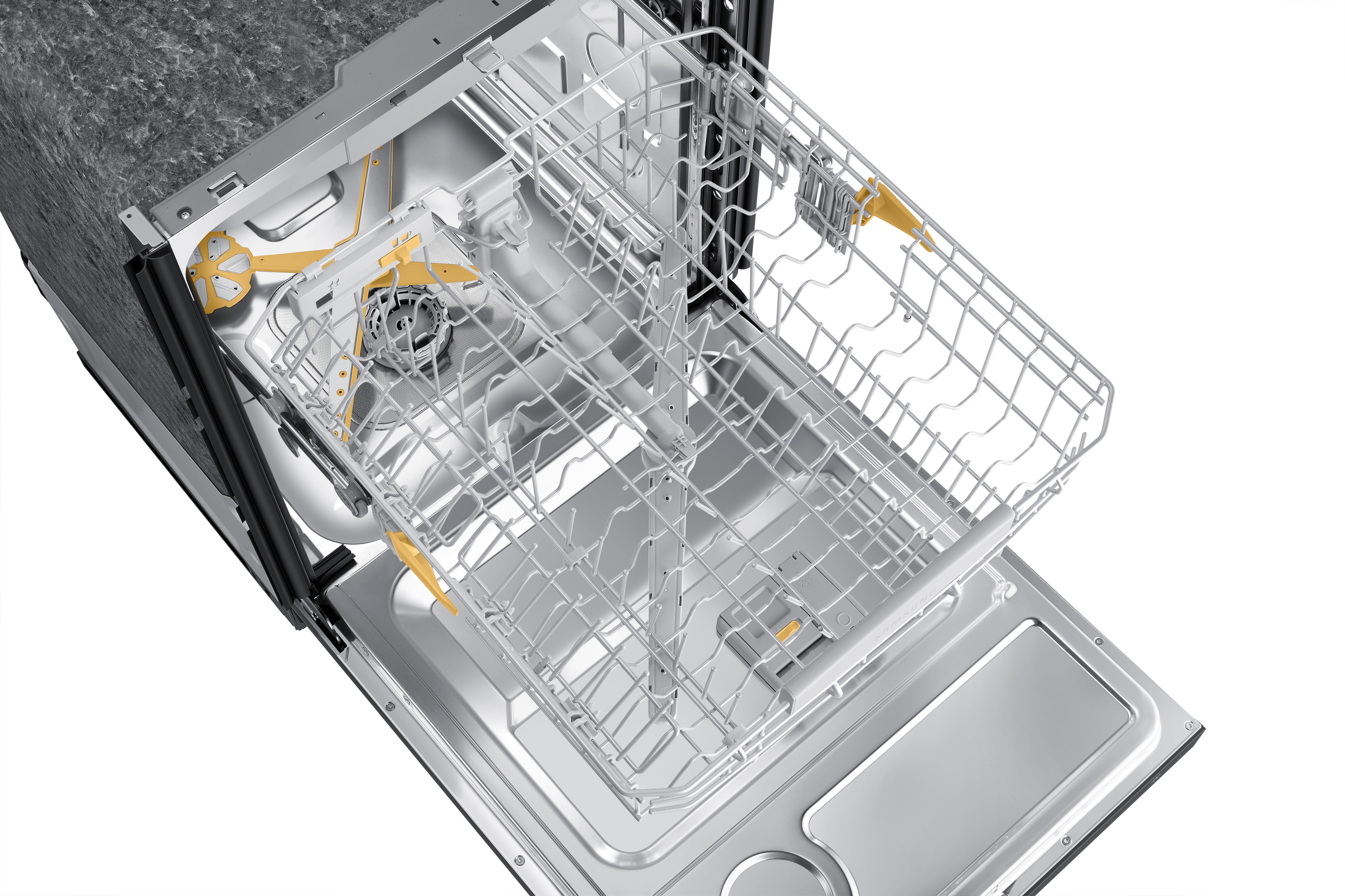 Samsung Black Stainless Built-In Dishwasher with AutoRelease - DW80B6060UG/AC