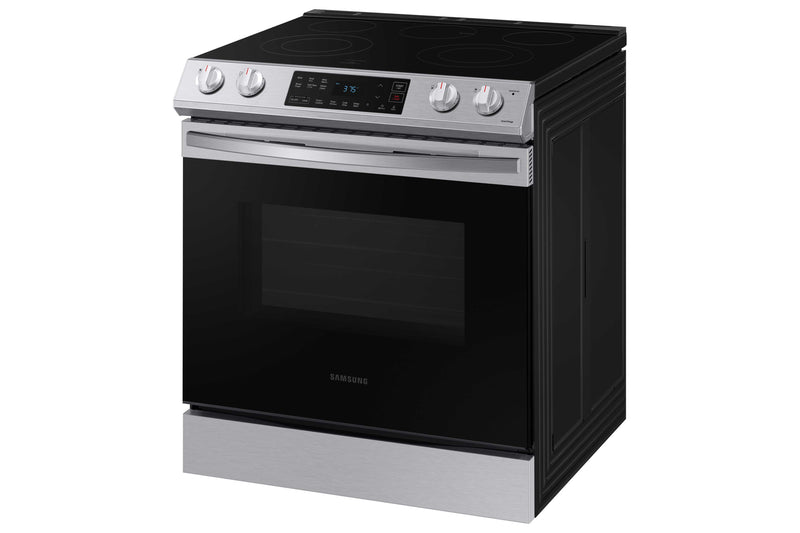 Samsung Stainless Steel Electric Range with Slidein Design (6.3 Cu.Ft