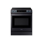 Samsung Black Stainless Steel Slide-In Induction Range with Wi-Fi and Air Fry (6.3 Cu.Ft) - NE63T8911SG/AC