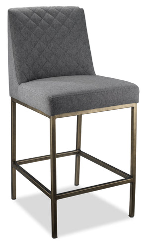 Leighland Bar Stool - Bronze Dark Grey