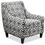 Kelsie Accent Chair - Gunmetal