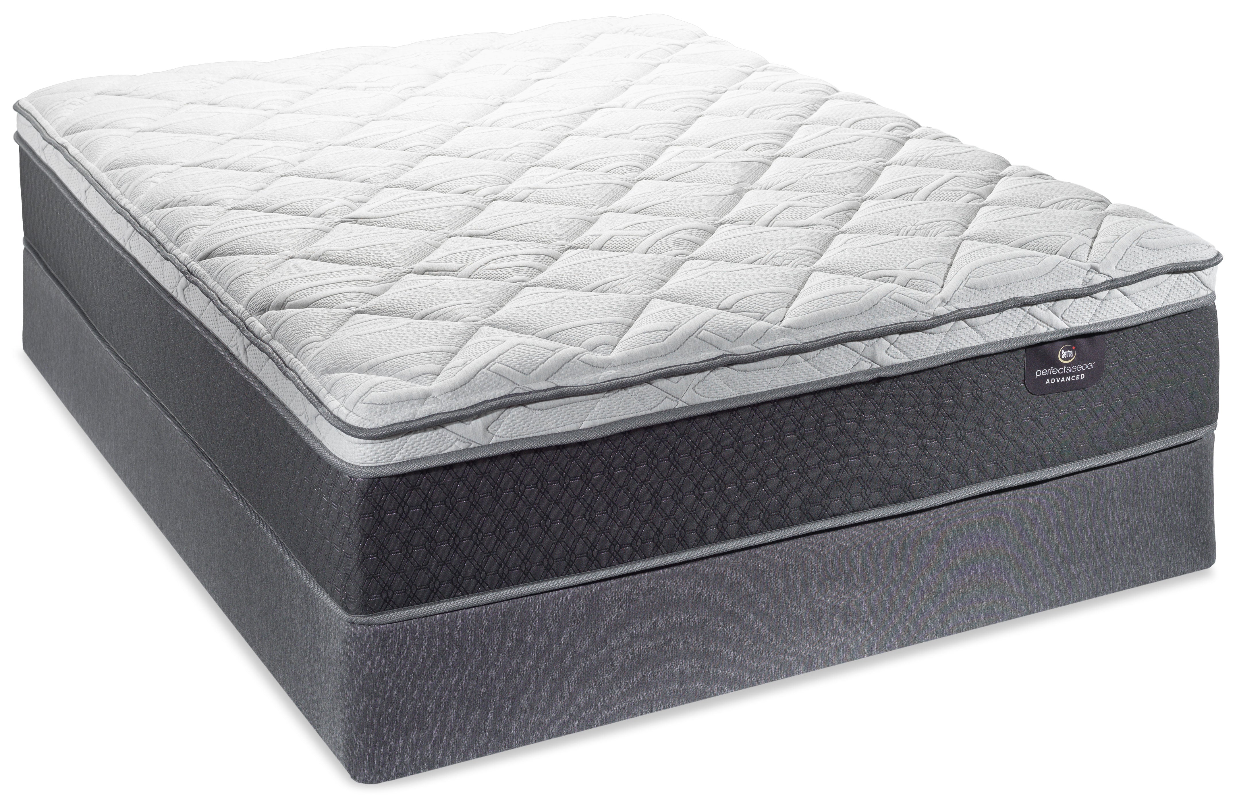 Serta Confidence Medium Twin Mattress and Boxspring Set