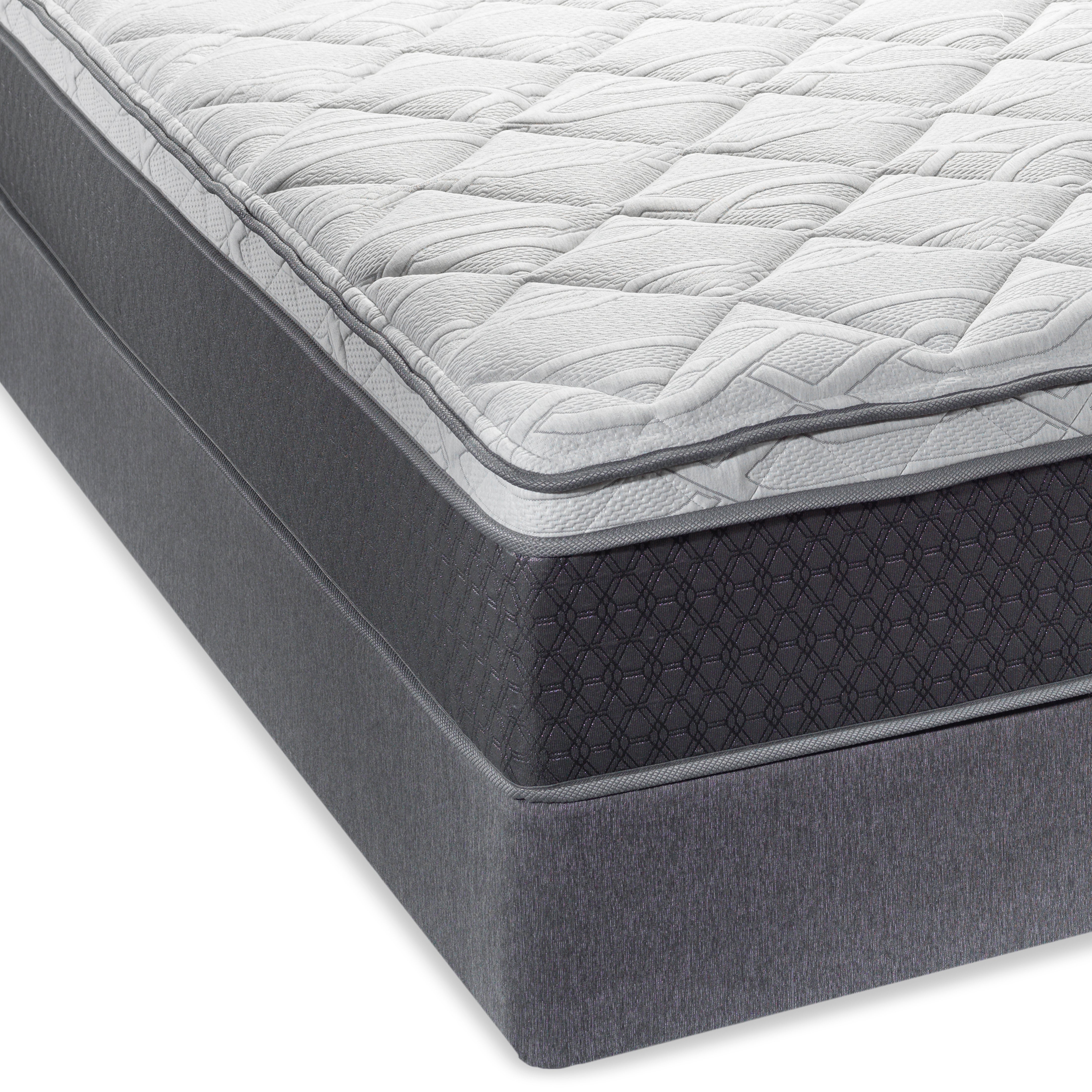 Serta Confidence Medium Twin Mattress and Boxspring Set