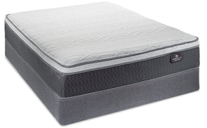 Serta Lush Plush Queen Mattress and Low-Profile Boxspring Set