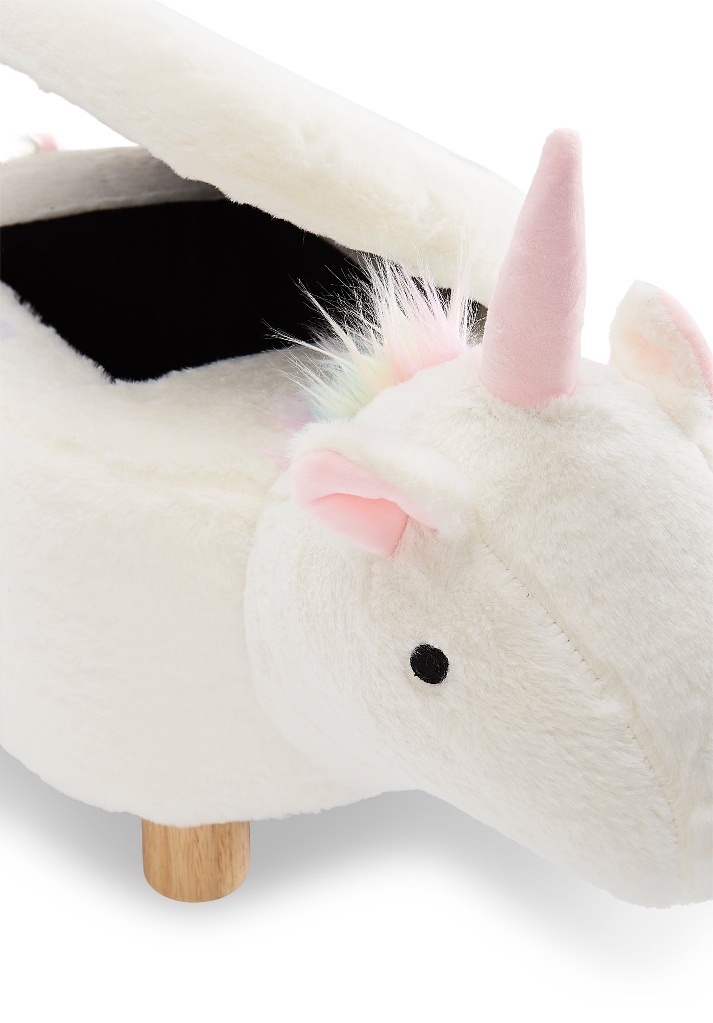 Unicorn Storage Ottoman - White
