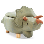 Dinosaur Storage Ottoman - Green
