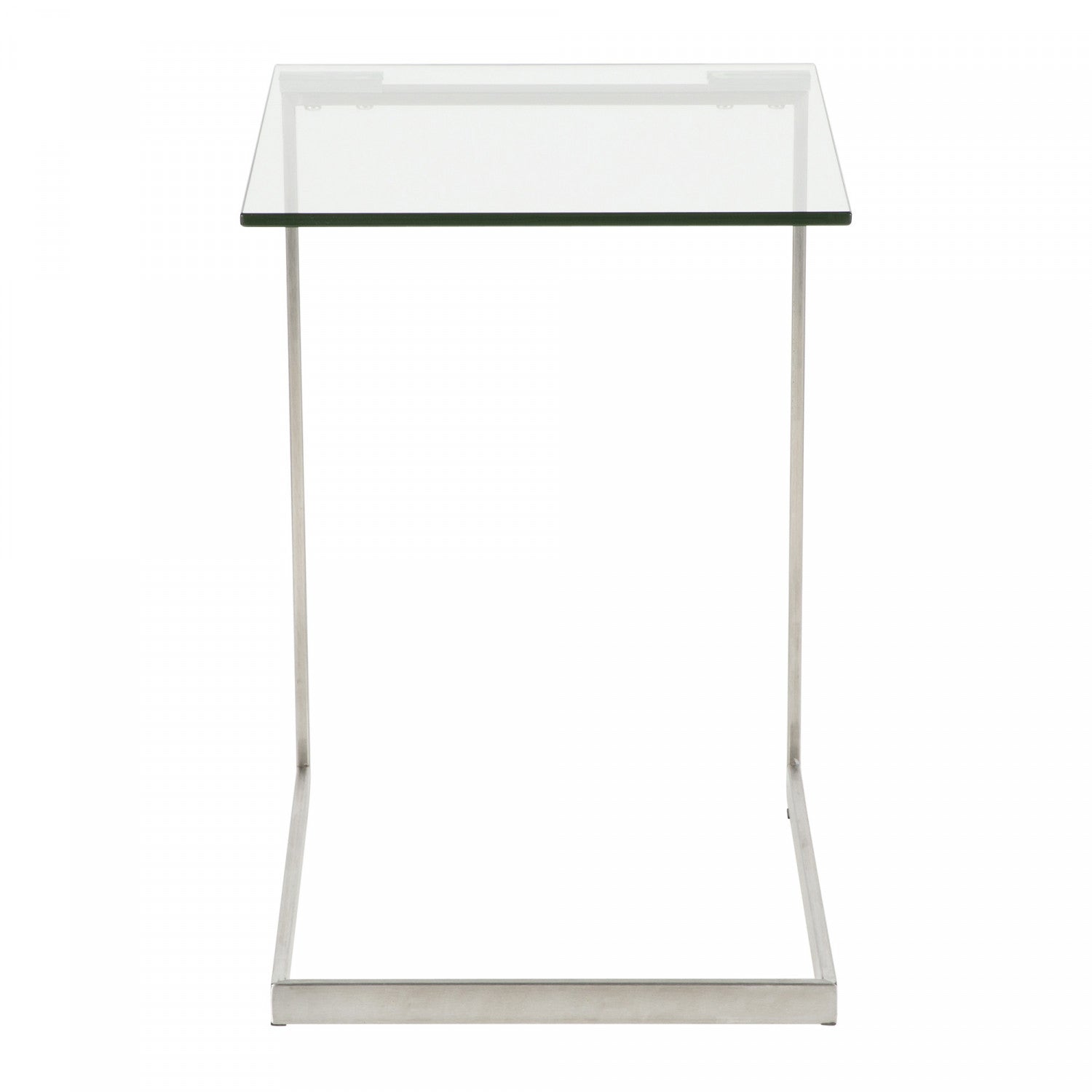 Zenn 15.75" Accent Table - Stainless Steel