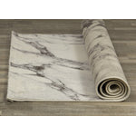Mirza 7'10" X 10'10" Marble Profile Rug - Cream Grey Area Rug