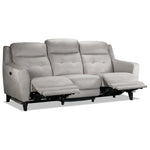 Lucas Power Reclining Sofa - Silver Grey