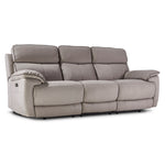 Memphis Dual Power Reclining Sofa - Silver Grey