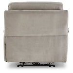 Memphis Dual Power Recliner - Silver Grey
