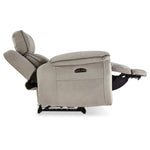 Memphis Dual Power Recliner - Silver Grey