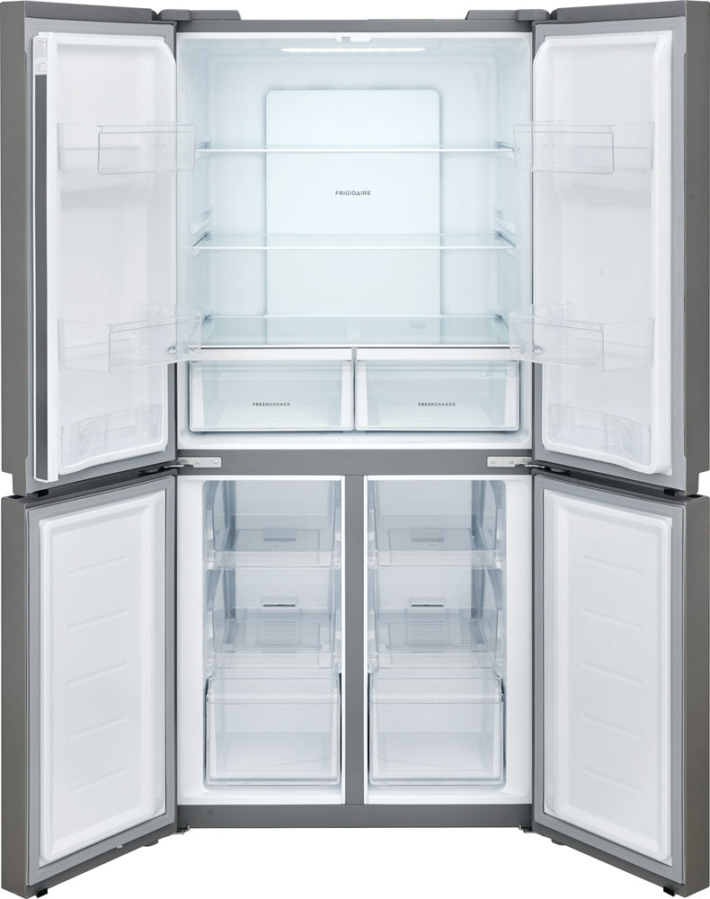 Frigidaire Brushed Steel 4 Door Refrigerator (17.4 Cu. Ft) - FRQG1721AV