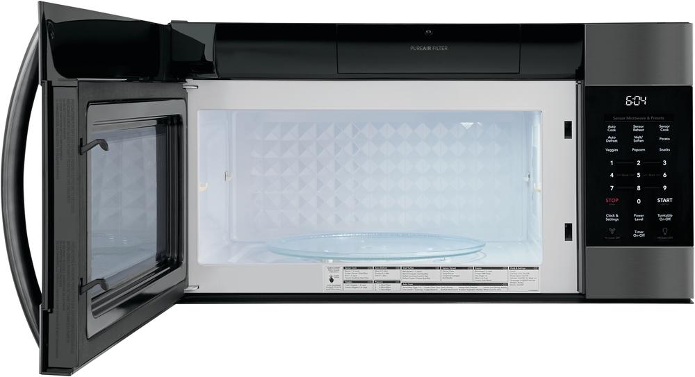 Frigidaire Gallery Black Stainless Steel Over-The-Range Microwave (1.7 Cu. Ft.) - CGMV17WNVD