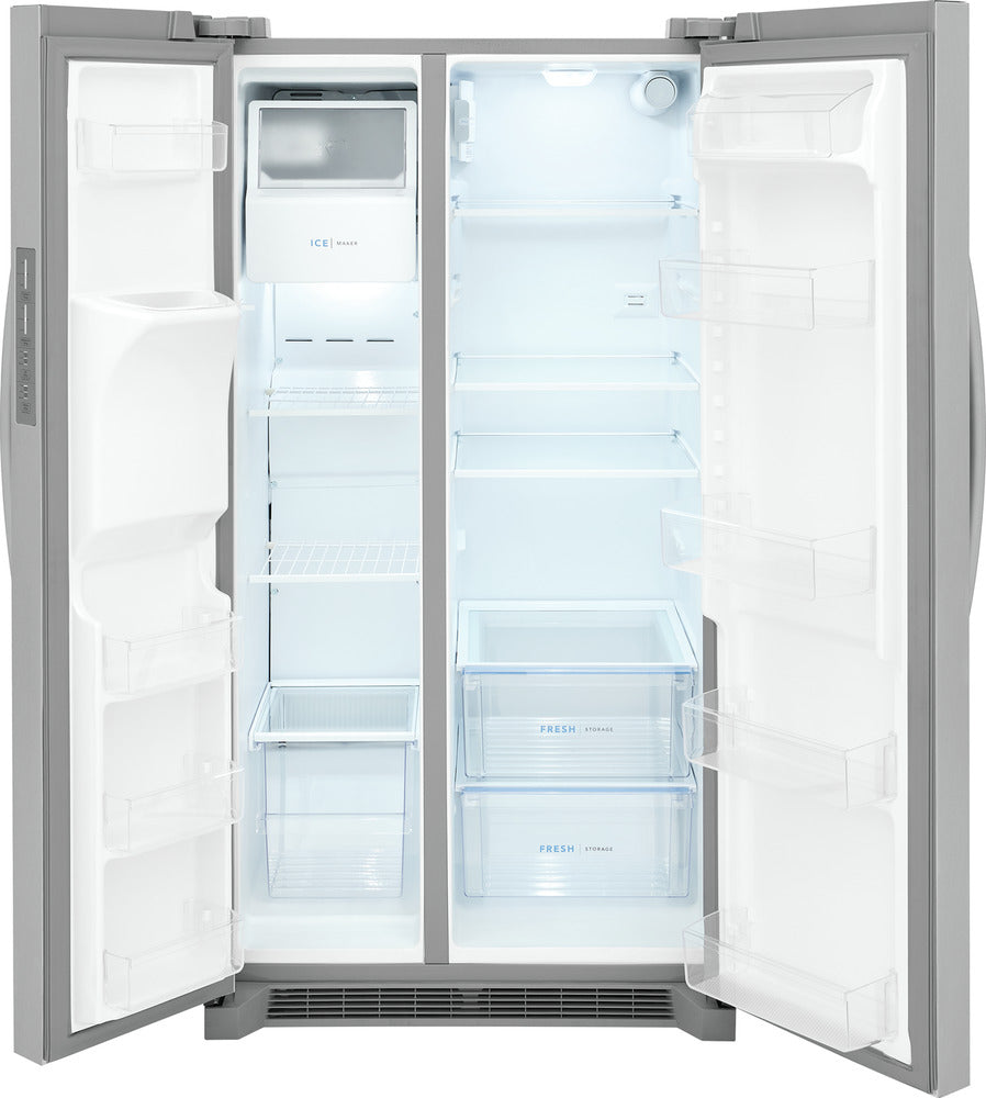 Frigidaire 36.25" 25.6 Cu. Ft. Stainless Steel Side by Side Refrigerator - FRSS2623AS