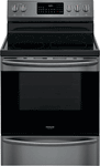 Frigidaire Gallery Black Stainless Steel Freestanding Electric Range with Air Fry - GCRE306CAD