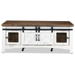 Pueblo Coffee Table - Weathered White