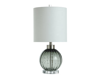 Murano 25" Table Lamp - Grey Glass