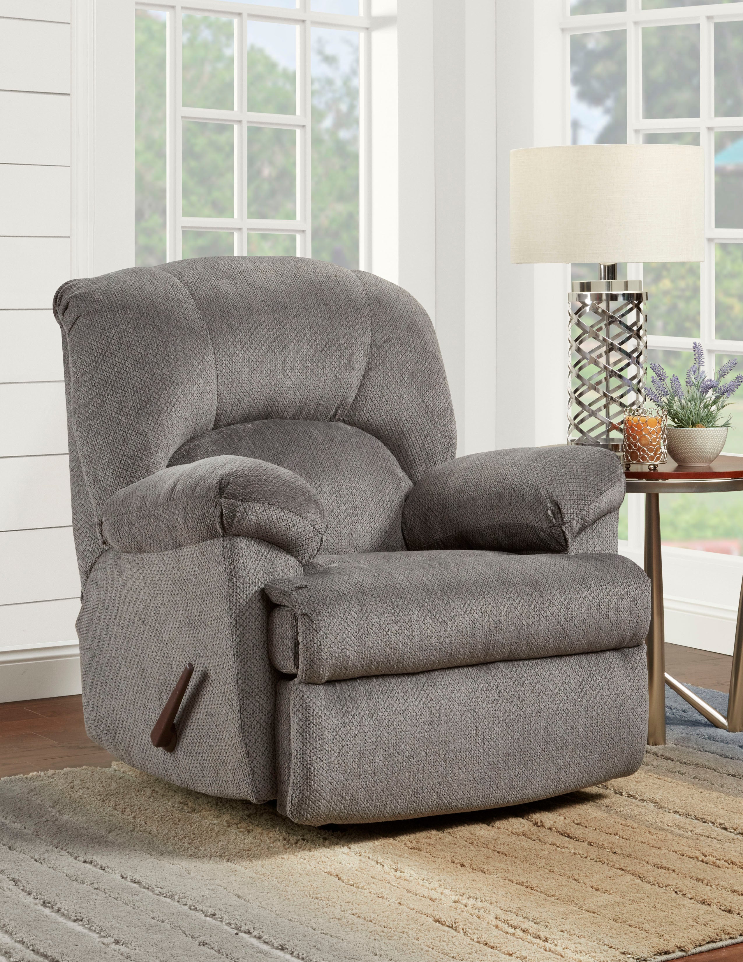 Kelly Rocker Recliner - Grey