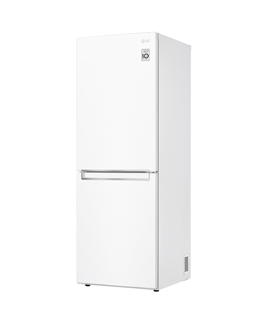 LG White 24" Counter Depth Two-Door Bottom Mount Refrigerator with Multi Air-Flow Technology (10.8 Cu.Ft) - LRDNC1004W